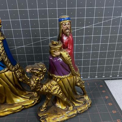 3 Wisemen on Camels Candle Holders
