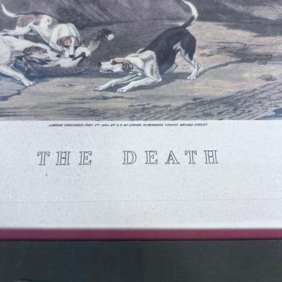 Fox Hunting Print by W. Shayer Title the Death 