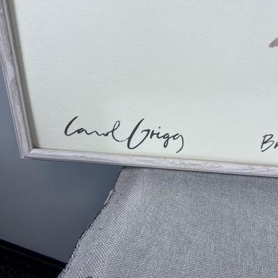 Pair of Prints by Carol Grigg Framed Pictures, Titled: Bring Hejira Home, From the Ganjo Galley, Portland 