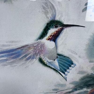 Artist Proof by Richard E. Williams. Hummingbirds 