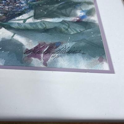 Artist Proof by Richard E. Williams. Hummingbirds 