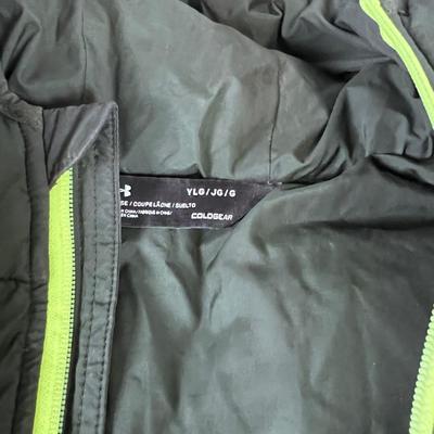 Under Armor Puffer Jackers Y L G  (Youth Large? ) Green