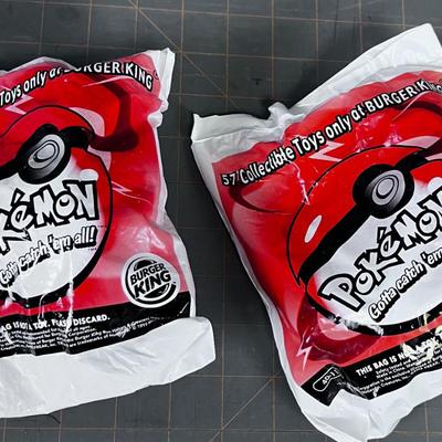 2 Burger King PokÃ©mon Toys NEW SEALED