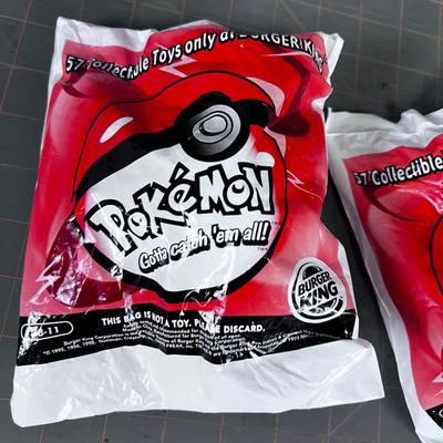 2 Burger King PokÃ©mon Toys NEW SEALED