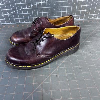 Doc Marten Gum Soled Shoes Brown Leather 