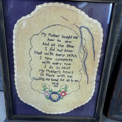 Framed Samplers (4) 