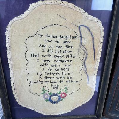 Framed Samplers (4) 