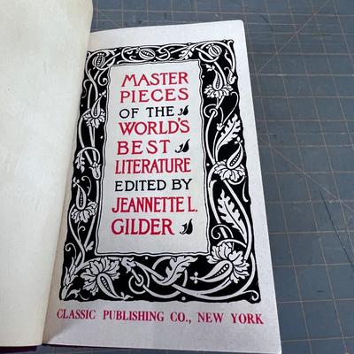 Masterpieces of the World's Best Literature Book Set