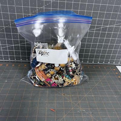Bag of Costume Jewelry