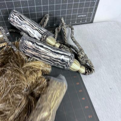 Pile of Tassels and Curtain Tie-Backs