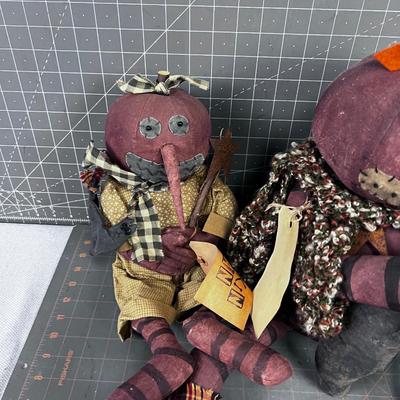 Spooky Cloth Dolls
