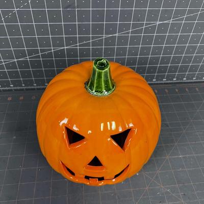 Ceramic Jack-O-Lantern