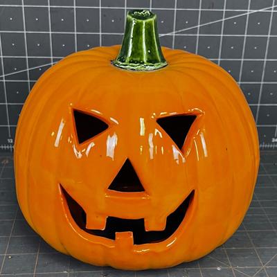 Ceramic Jack-O-Lantern