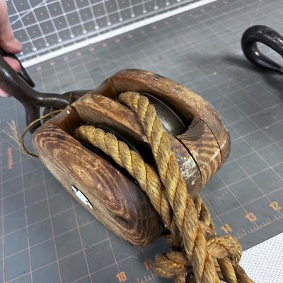 Antique Block and Tackle