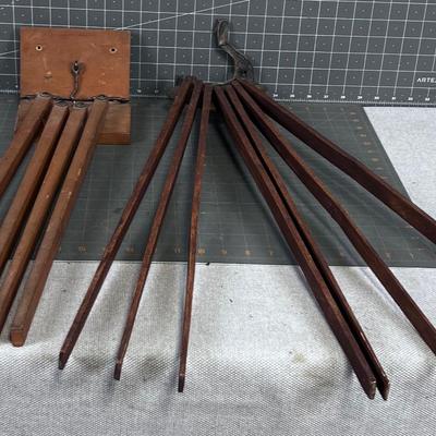 Wall Mounted Linen Racks (2)