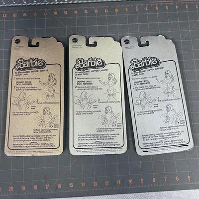 In Package Vintage Barbie Dresses (3) 1978 