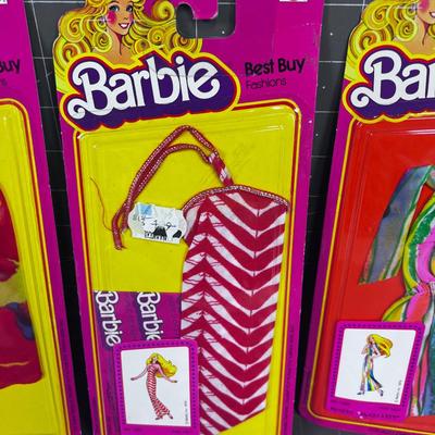 In Package Vintage Barbie Dresses (3) 1978 