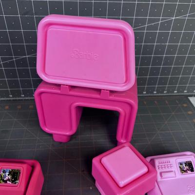 Late 70's Barbie Vanity, Chair and Computer Accessories