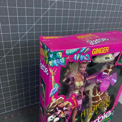 1982 Barbie Animal Lovin w/ Ginger Giraffe in Box 