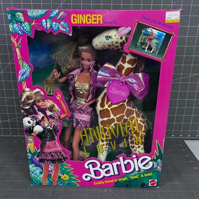 1982 Barbie Animal Lovin w/ Ginger Giraffe in Box 