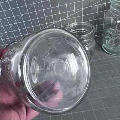 Antique Ball Mason Jars (4) No Lids
