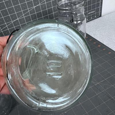 Antique Ball Mason Jars (4) No Lids