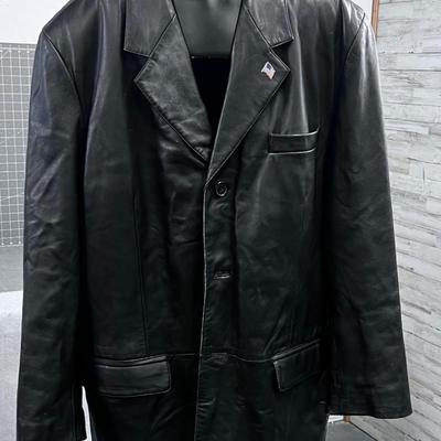 Jones of New York Leather Sports Coat/Jacket