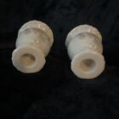 Precious Moments CandleStick Holders We gather together to ask the Lord's blessi