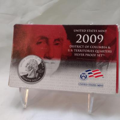 2009 U.S. Mint District of Columbia and U.S. Territories Quarters Silver Proof Set (#14)