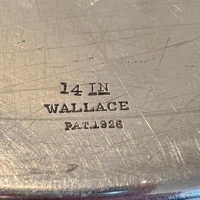 14â€ Antique Sterling Silver Wallace Tray 1310 grams