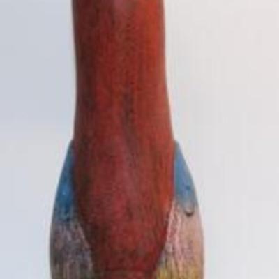 Toucan Style Wood Bird 12" H x 5" W
