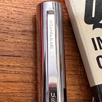 Lot Vintage Fountain Pens, Ink Cartridges & Bottle