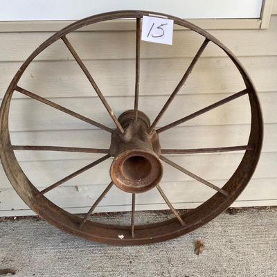 Vintage Metal Wheel