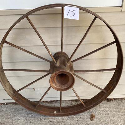Vintage Metal Wheel
