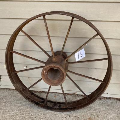 Vintage Metal Wheel