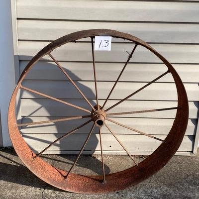 Vintage Metal Wheel