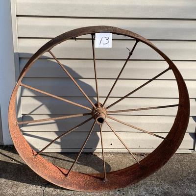 Vintage Metal Wheel