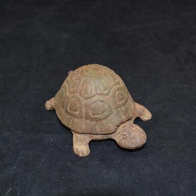 Small Cast Iron Turtle Trinket Dish