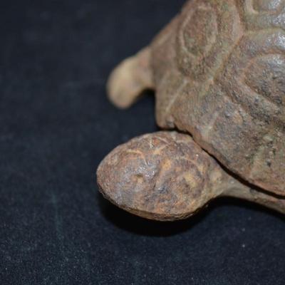 Small Cast Iron Turtle Trinket Dish