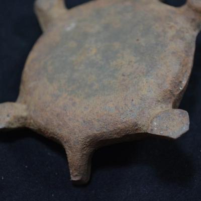 Small Cast Iron Turtle Trinket Dish