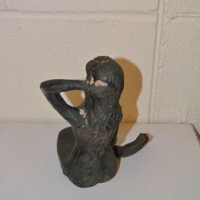 Cast Iron Mermaid Doorstop