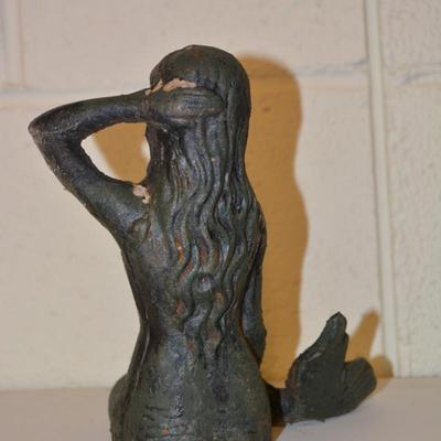 Cast Iron Mermaid Doorstop