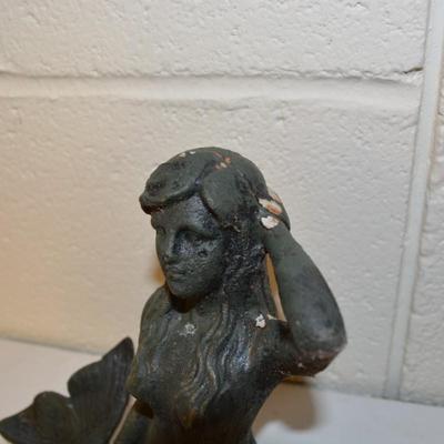 Cast Iron Mermaid Doorstop