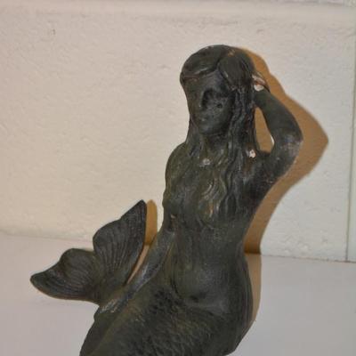 Cast Iron Mermaid Doorstop