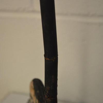 Decorative Cast Iron Plant Hanger with Tri Elephant Head Base
