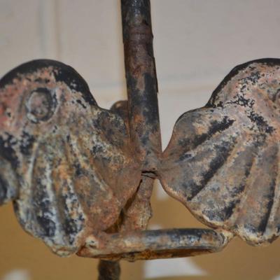 Decorative Cast Iron Plant Hanger with Tri Elephant Head Base