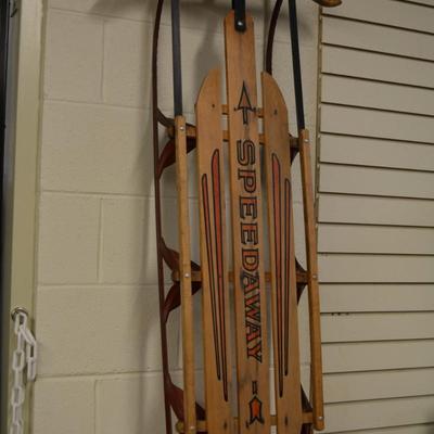 Vintage Speedway Classic Gladding Sled 53"
