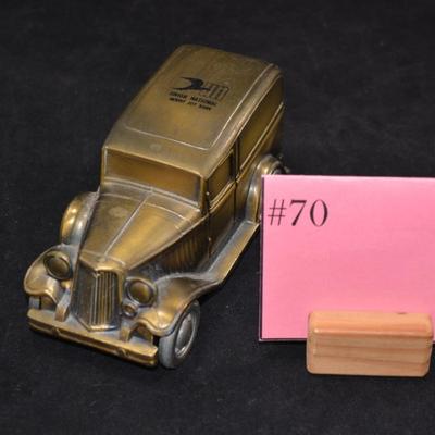 Union National Mount Joy Bank 1974 Die Cast Ford Coin Bank