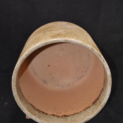 Cainly Ceramics Neutral Ribbed Planter Pot 9.5"