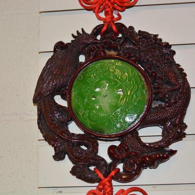 Chinese Tasseled Knotted Wall Plaque 40"